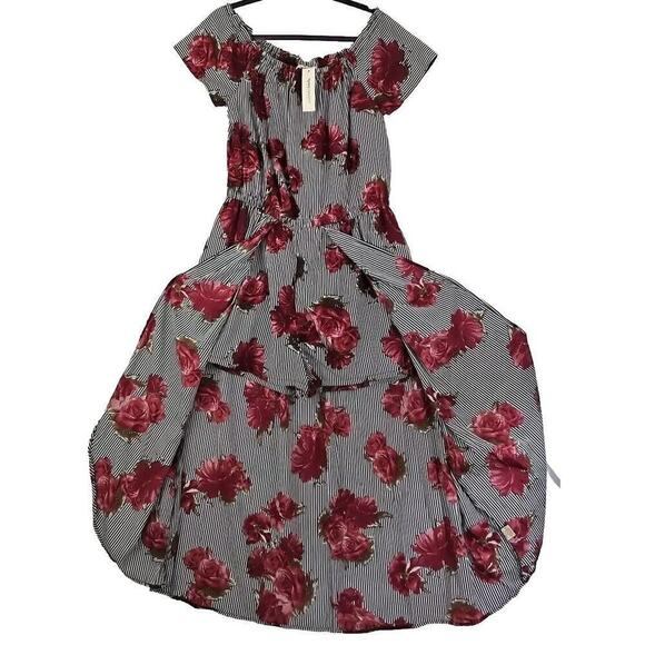 Speed Control ~Woman Size L~ Multicolor Floral Print Dress/Shorts NWT - Picture 1 of 10